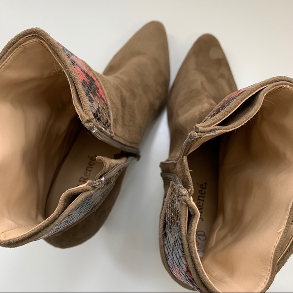 J RENEE BOYCE POINTY NUDE BOOTIES - Picture 7 of 16